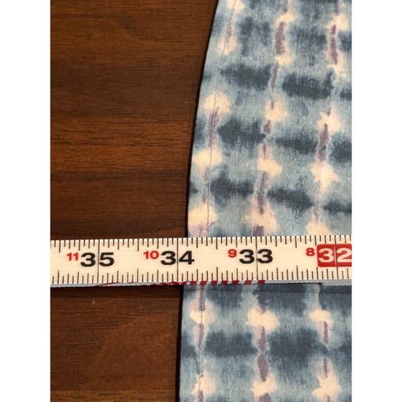 Tory Burch Coastal Sonda Dress Blue Long Sleeve Embroidered Boho‎ EUC - Picture 5 of 6